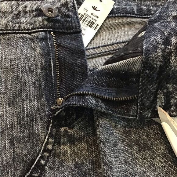 LF CARMAR Denim Mini Skirt Acid Wash Denim 5 Pocket Mini Skirt 27 - Picture 6 of 9